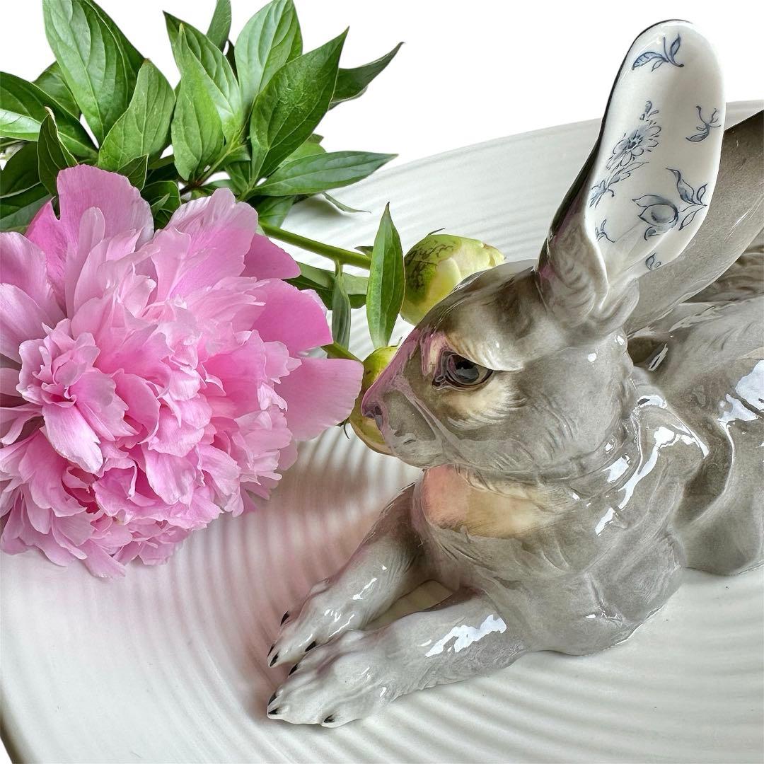 希少品】最高級 ニンフェンブルク ◇ドイツ製 野うさぎプレート 風水