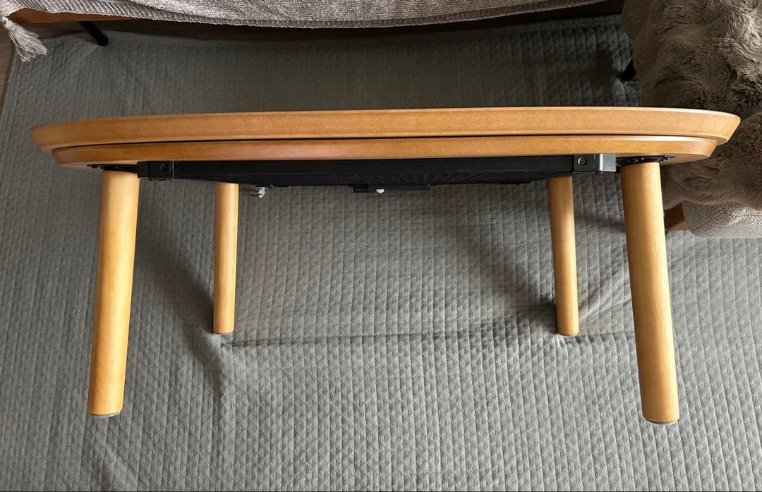 使用期間5ヶ月未満】無印良品 こたつにもなるローテーブル 小 たの