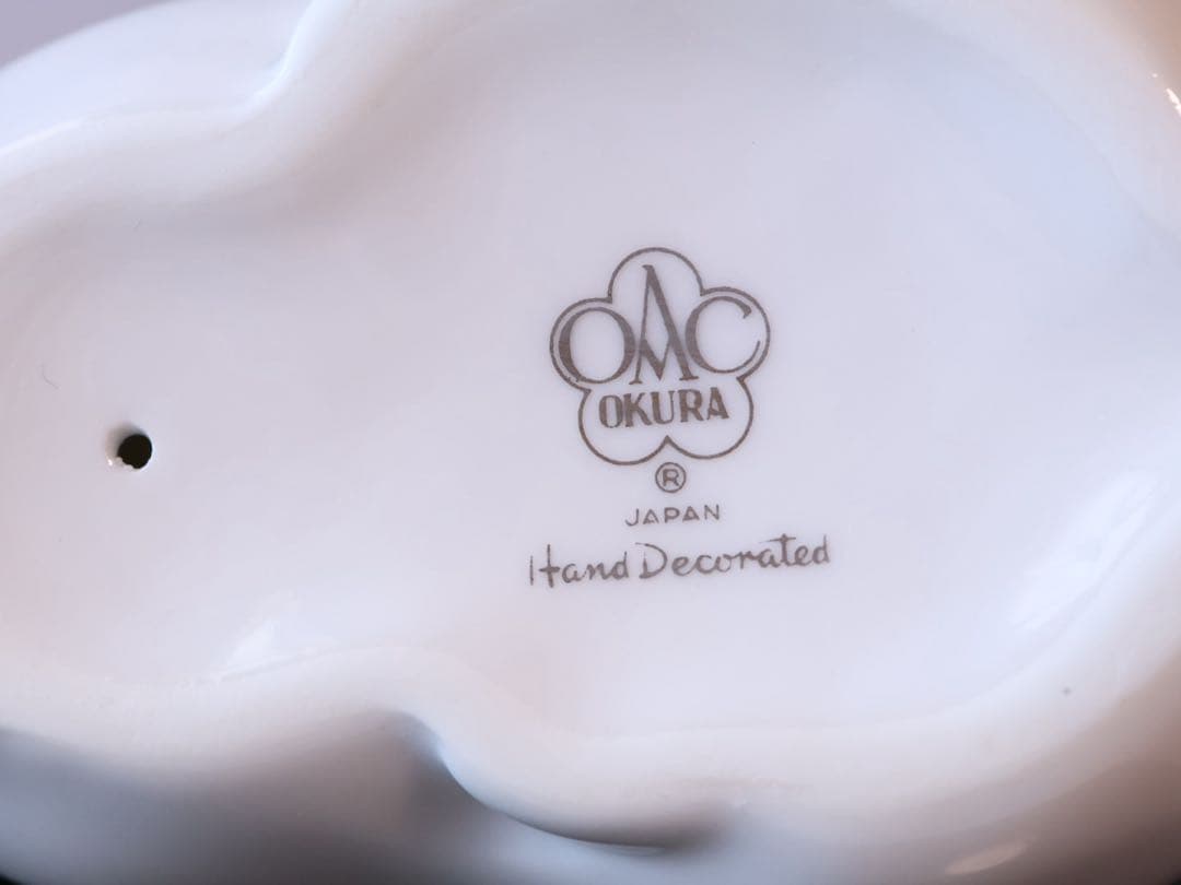 大倉陶園 沼田一雅 双兎 Hand Decorated