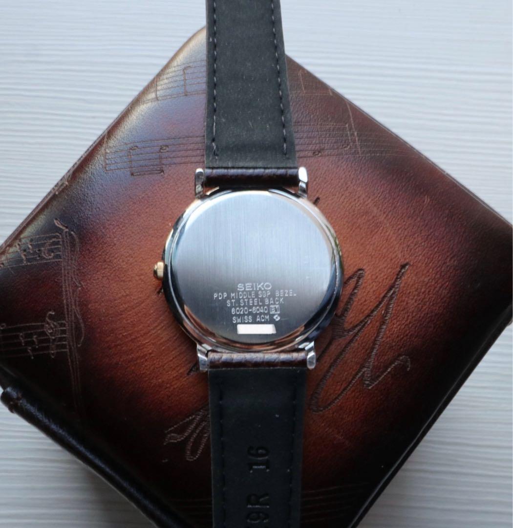 SEIKO tank シャリオ スイスセイコー 6020 オクタゴン 稼働品