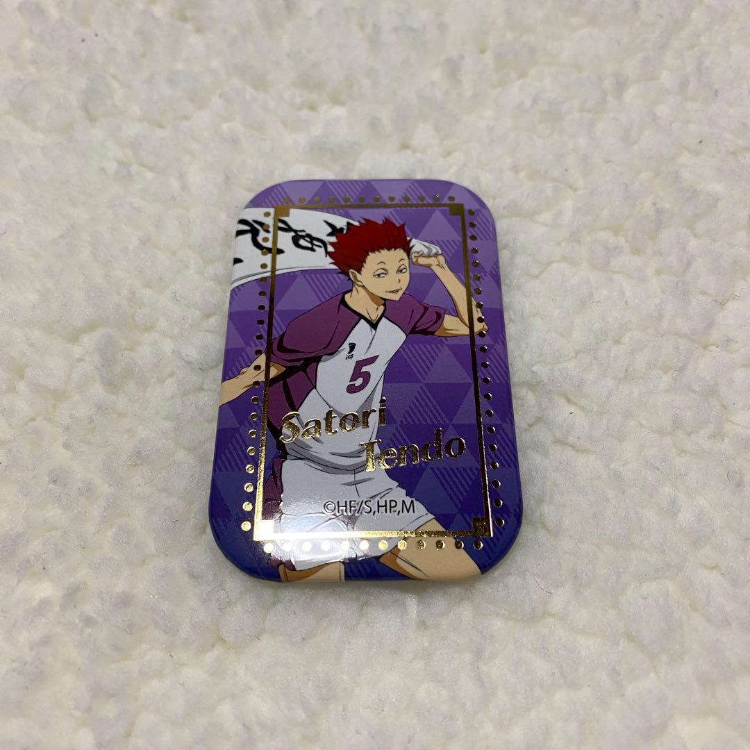 ハイキュー 天童覚 横断幕 スクエア缶バッジ 缶バッジ セブンネット