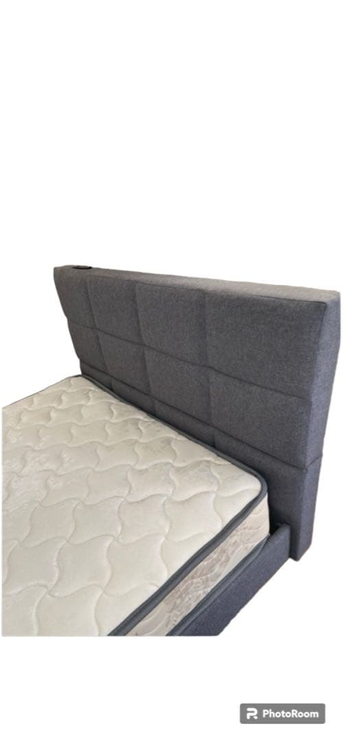 EHar101 ファブリックベット　シングル　マットレス付き