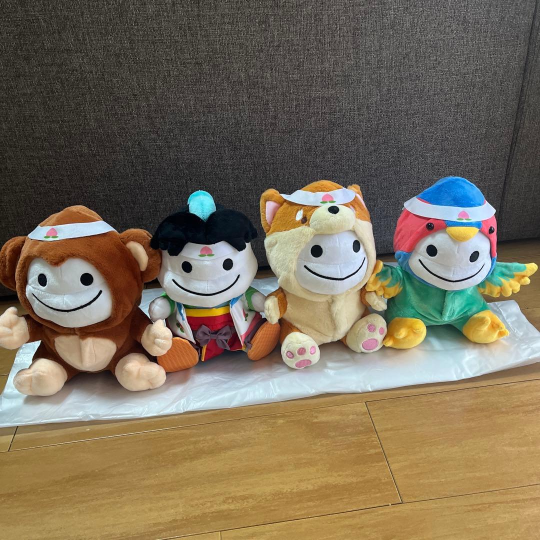 BIGOLIVE ゴーちゃん 桃太郎 限定ぬいぐるみ 犬 猿 雉 セット 美品 BIGOLIVE ゴーちゃん 桃太郎 限定ぬいぐるみ 犬 猿 雉 セット 美品