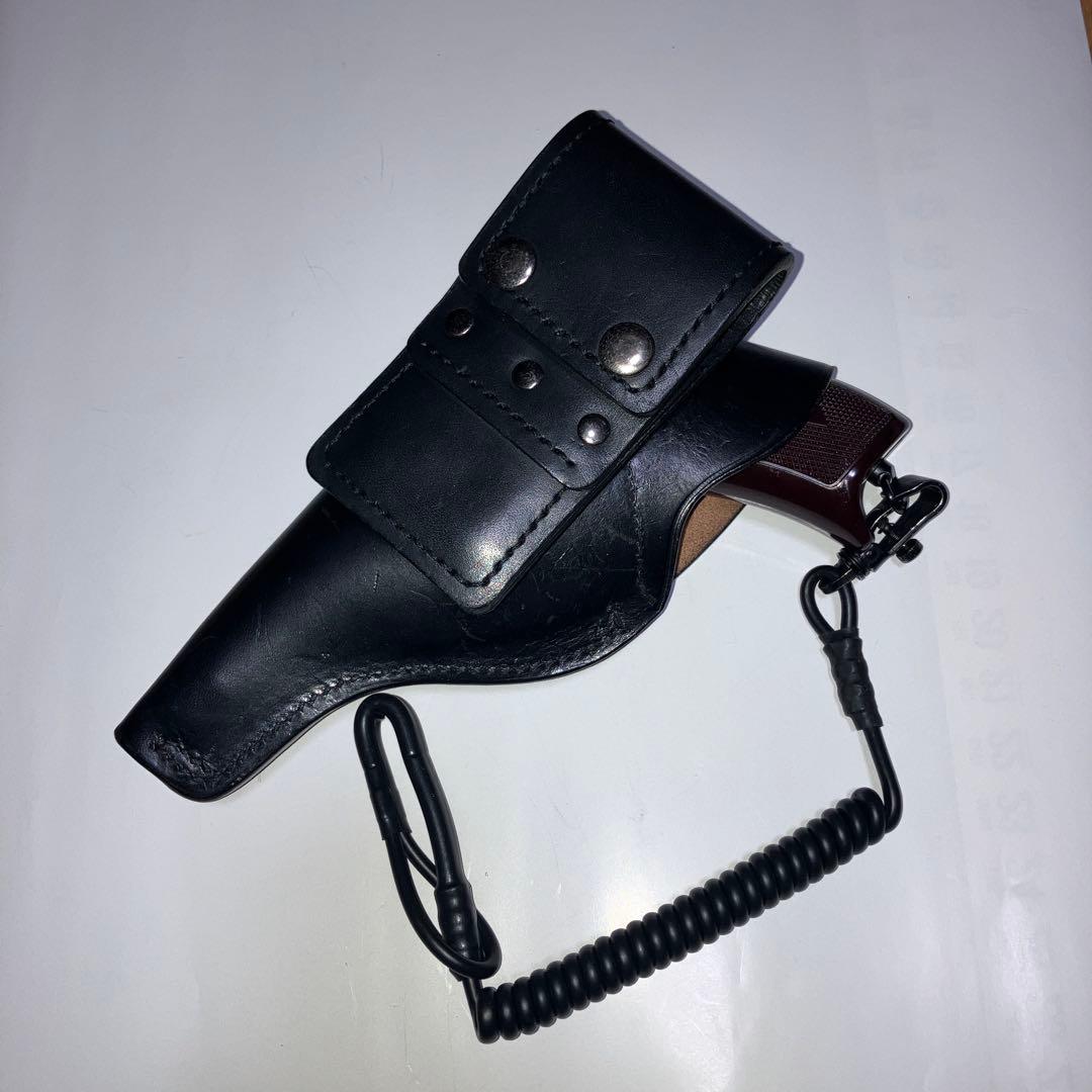 ポリスリボルバー ・ニューナンブ77ミリ用ホルスター・カールコードセット