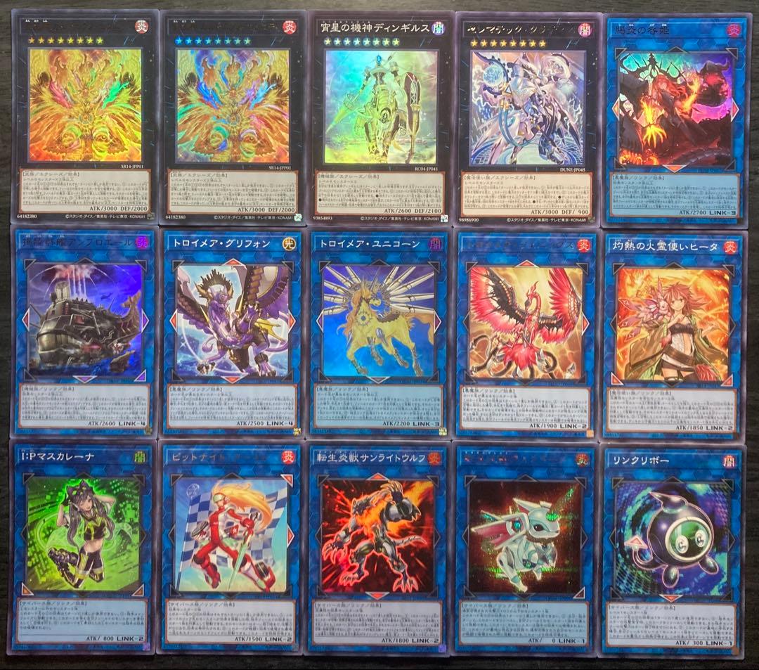 遊戯王 罪宝炎王スネークアイ 55枚 構築済みデッキ EXデッキ付き