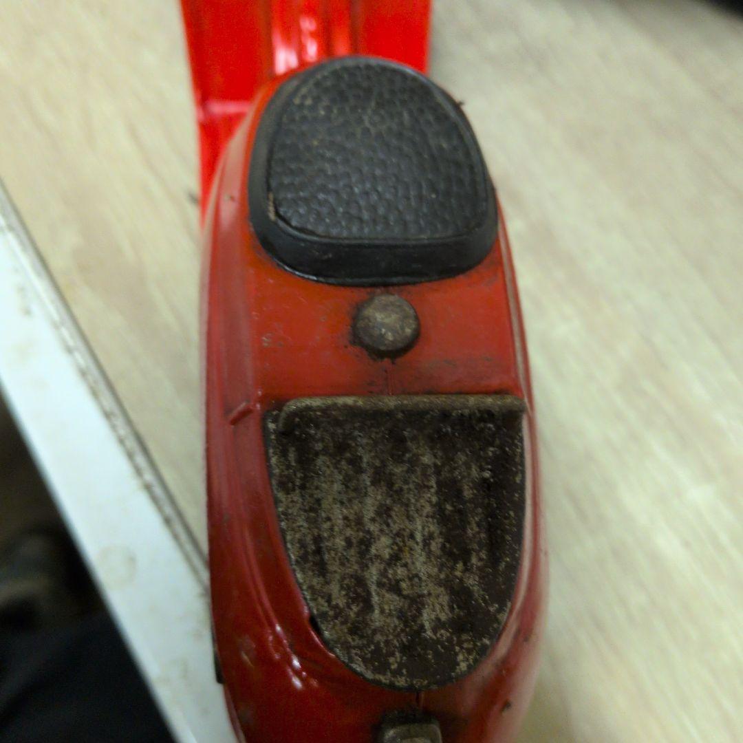 美品当時物　萬代屋　新三菱工業シルバーピジョン　ブリキ　スクーター　フリクション