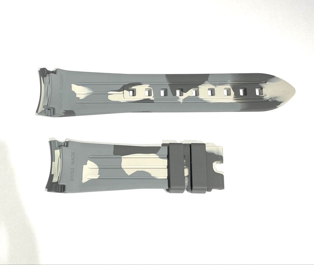 ★ GRAHAM グラハム ラバーベルト 約25mm 交換用 純正 グレー系