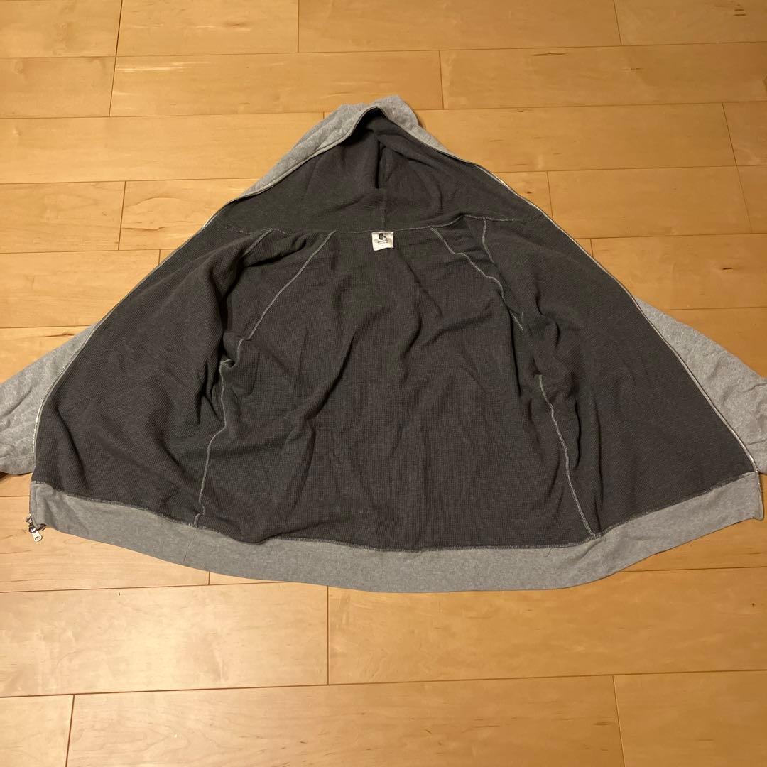 ビリオネアボーイズクラブ ダブルフルジップ スウェット パーカー XL