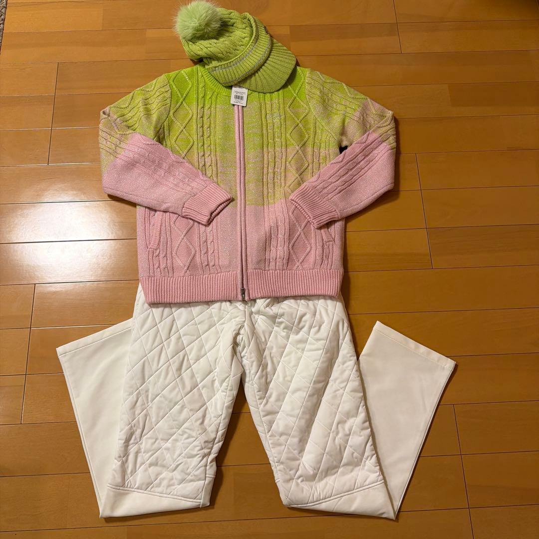 美品　1回のみ使用　ニューバランス冬のゴルフコーデ　上下セット　キャロウェイ