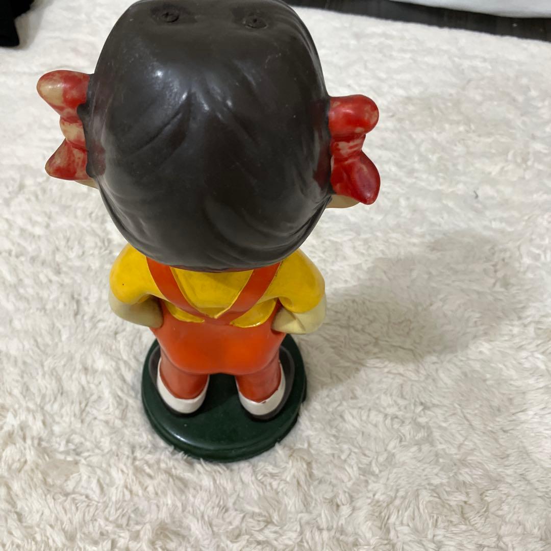 不二家 首振りペコちゃん人形 レトロ ビンテージ 頭部 2つネジ