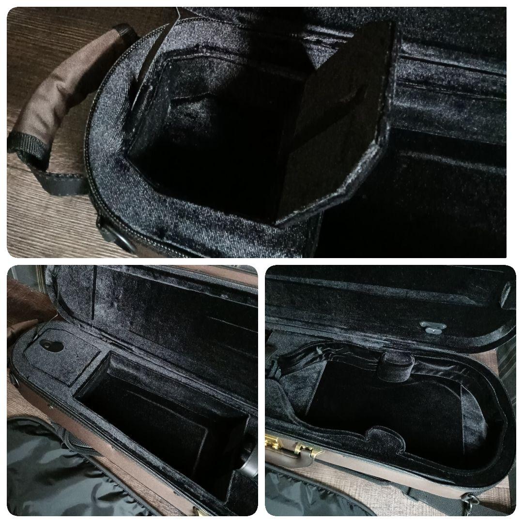 【美品】鍵付き Super Light 軽量 撥水 バイオリン セミハードケース