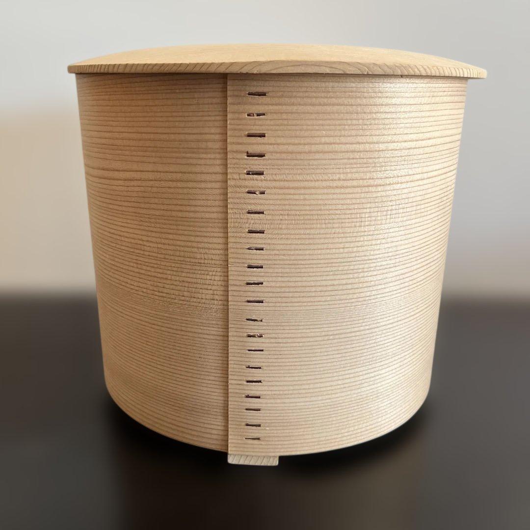 定価22000円 茶道具 木地曲水指 木製 紙箱付 送料無料 木地