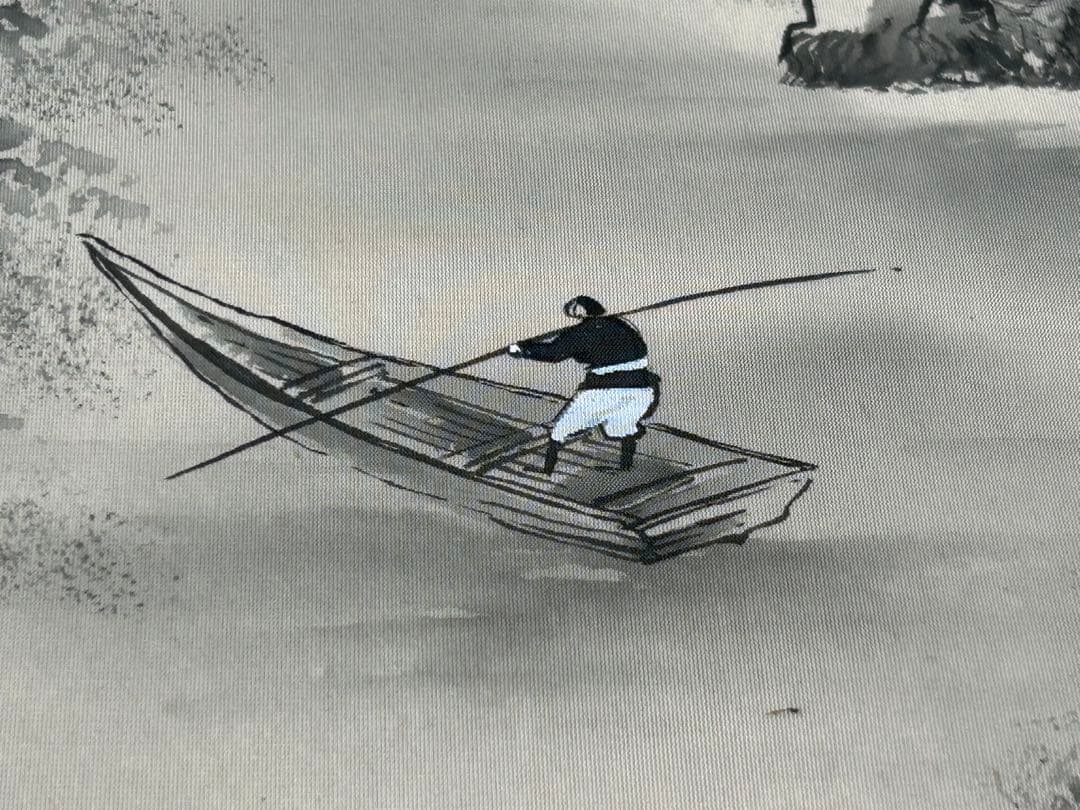 掛軸 2点 雪峰 陵雲