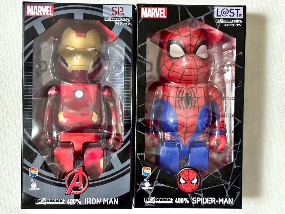 SPIDER-MAN くじ ベアブリック スパイダーマン フルコンプ ロット