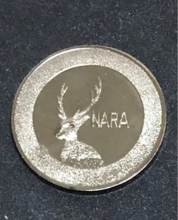 ☆奈良☆東大寺☆大仏☆ブラック☆記念メダル☆茶平工業