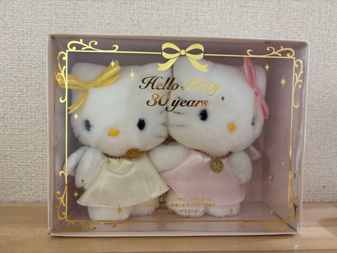 サンリオ ハローキティ ミミィ 30周年 エンジェル ぬいぐるみ - メルカリ