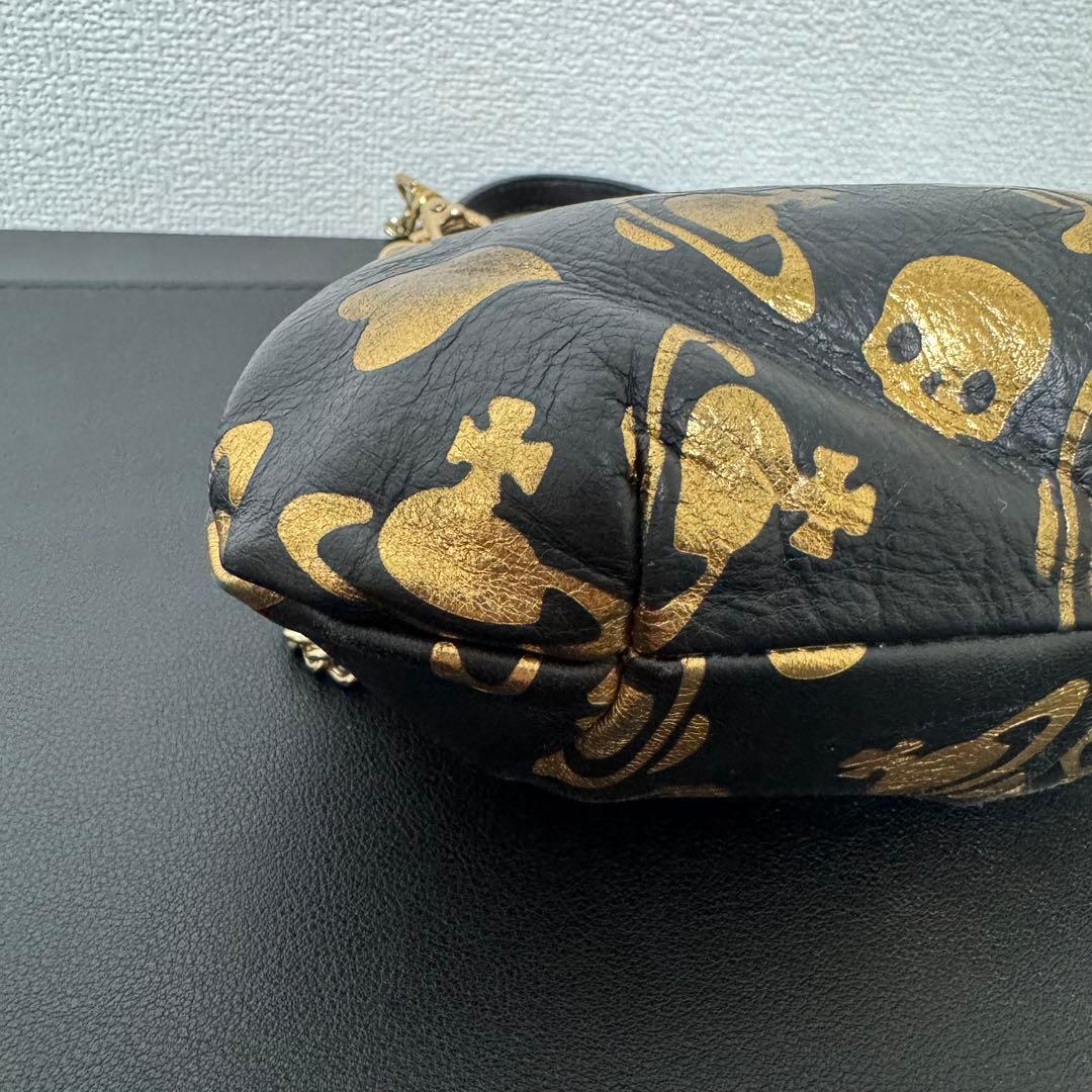 【希少】Vivienne Westwood ショルダーバッグ スカル オーブ