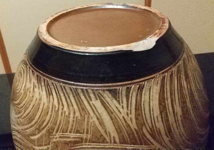 【骨董、貴重】龍神の壺 (高さ24、Φ26cm)