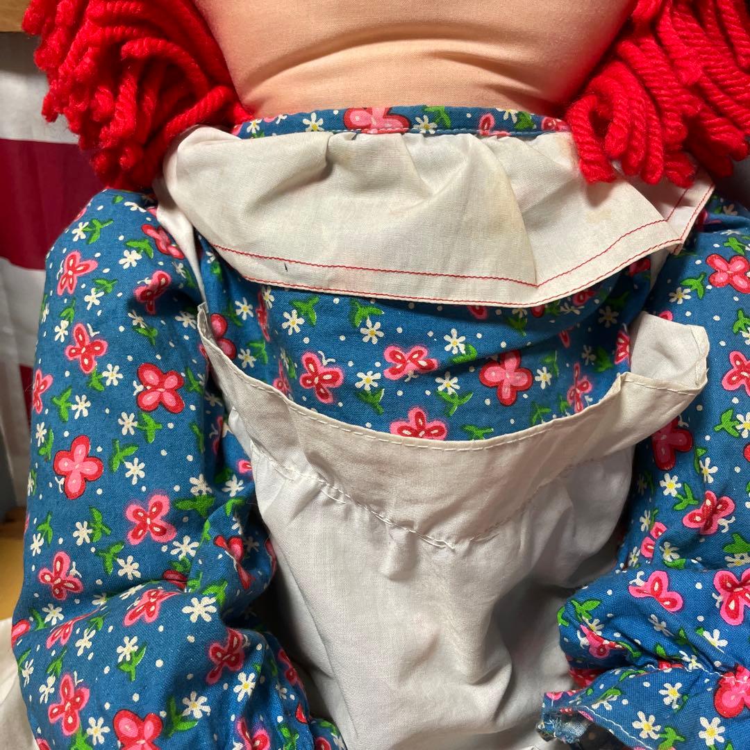 296♡ラガディ・アン＆アンディ　横目　刺繍　希少　アンティークドール　ペア