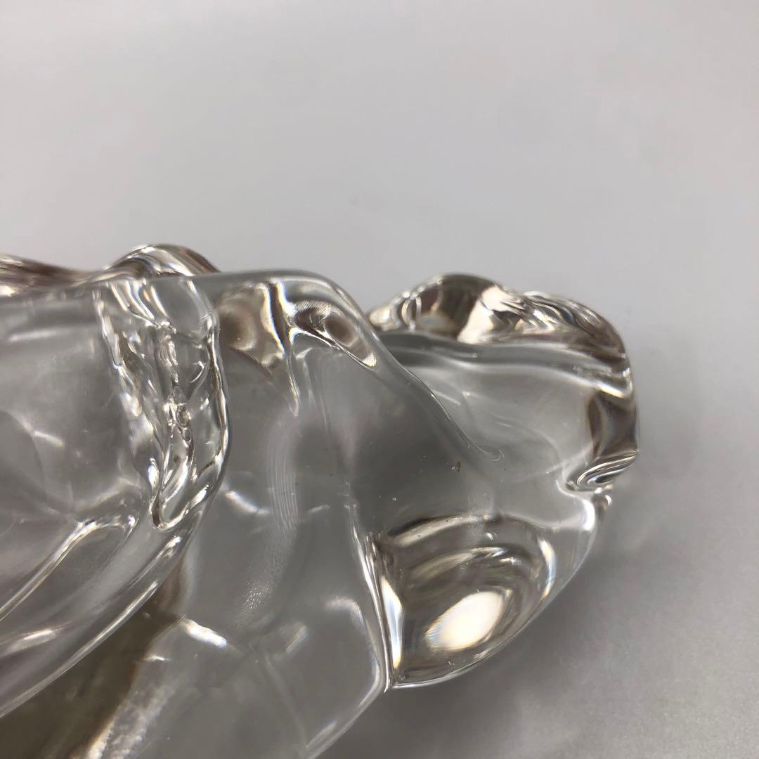 東洋佐々木ガラスクリスタル動物園シリーズ置物小物入れ犬&イノシシ