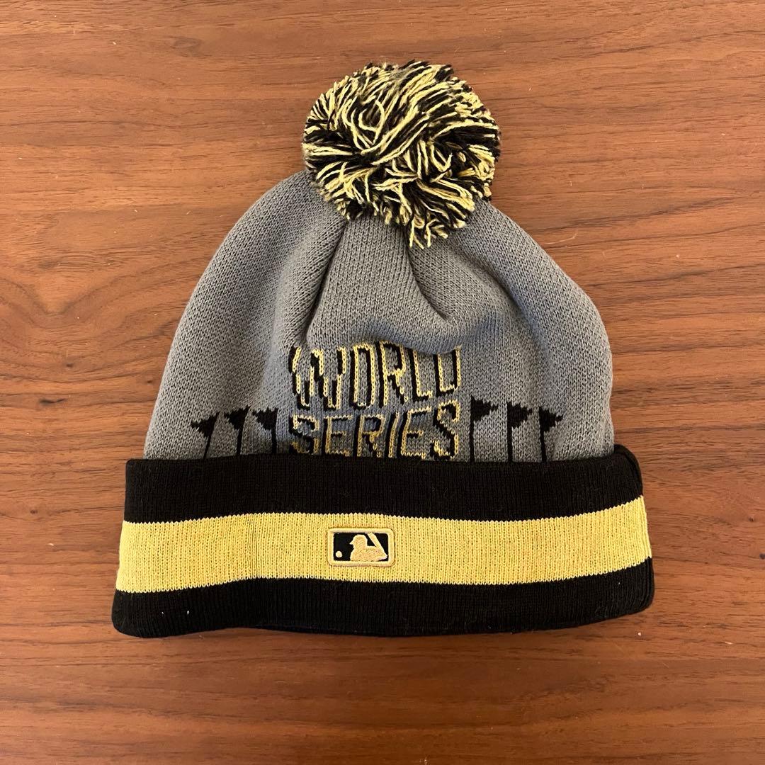 新品】ドジャース ワールドシリーズチャンピオン ニット帽 ベッツ着用