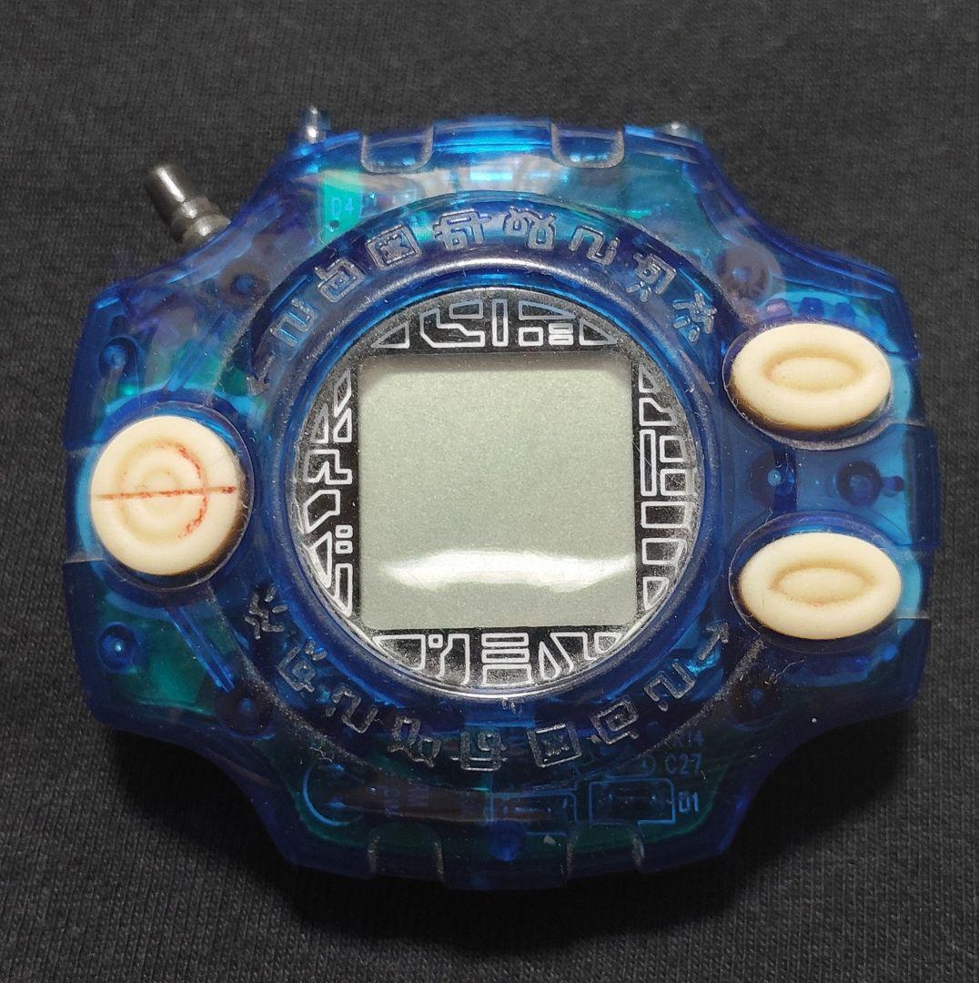 初代 デジヴァイス クリアブルー デジモン ガルルモンカラー ジャンク
