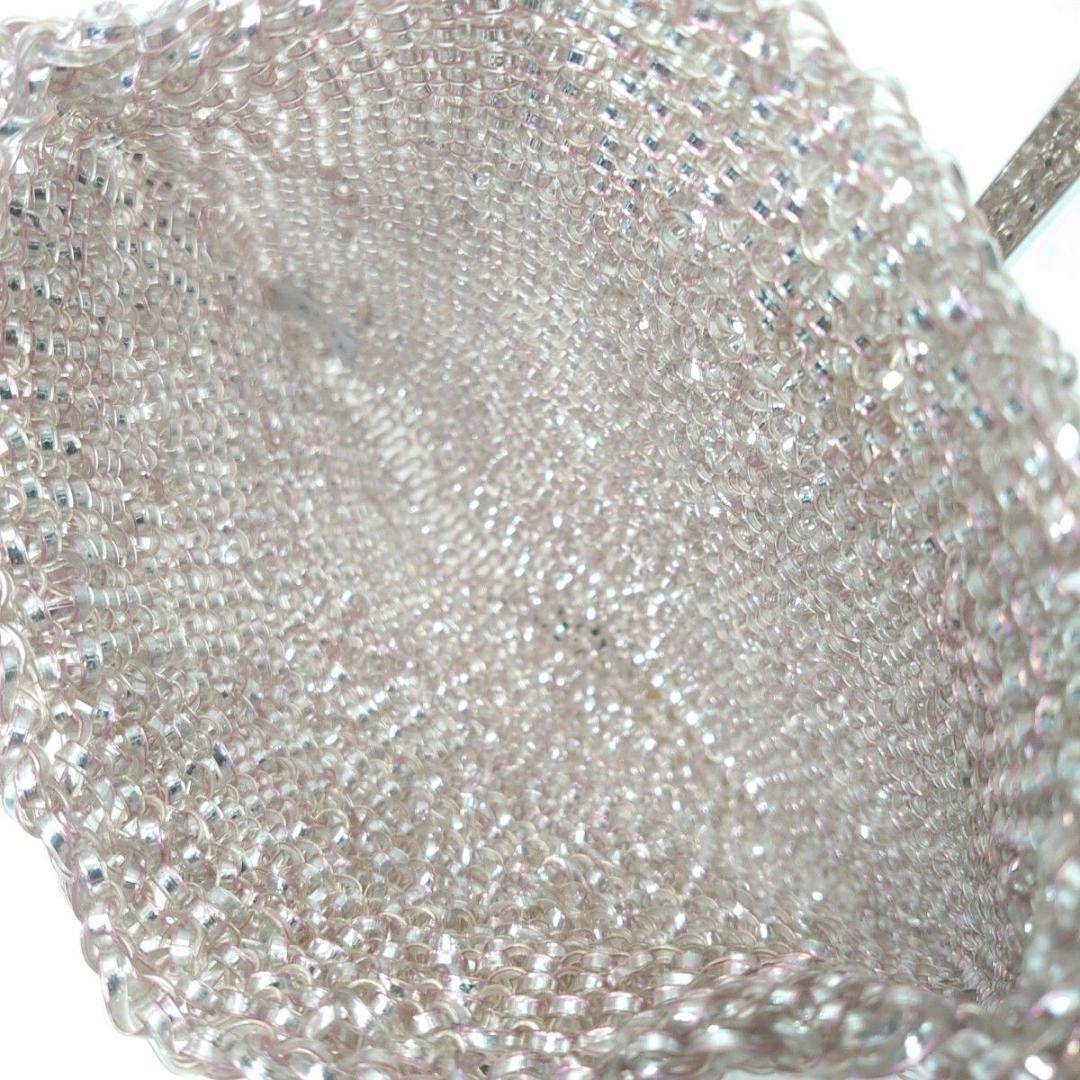 【人気カラー】ANTEPRIMA ワイヤーバッグ スクエア ピンクシルバー