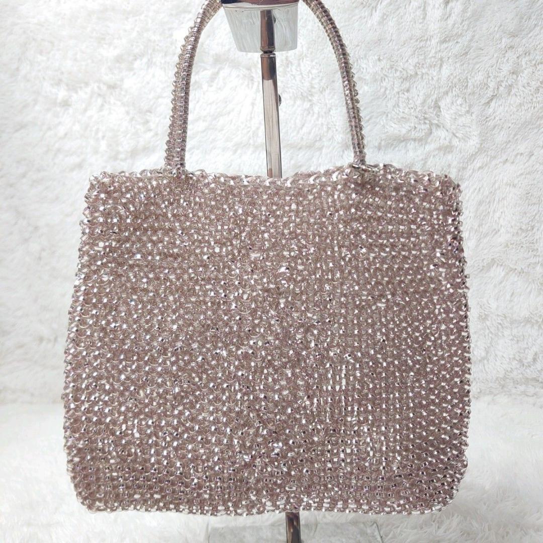 【人気カラー】ANTEPRIMA ワイヤーバッグ スクエア ピンクシルバー