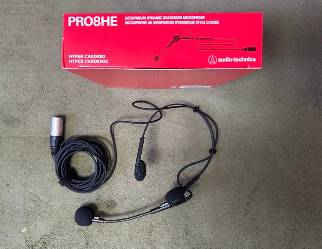 audio-technica PRO8HE ダイナミックヘッドセットマイク未使用