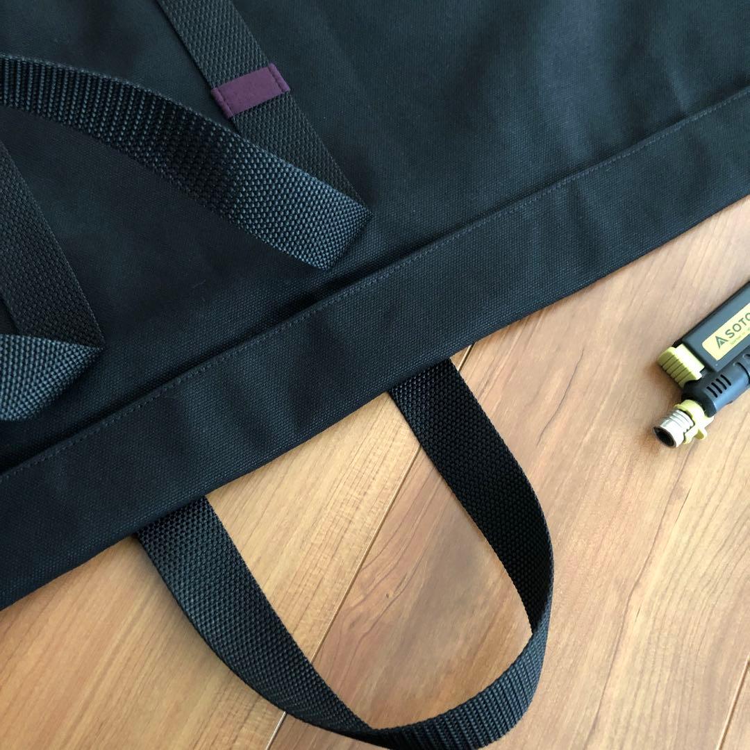 ごん様オーダーノラズフレームwnt1000天板用バッグブラック8号帆布生地