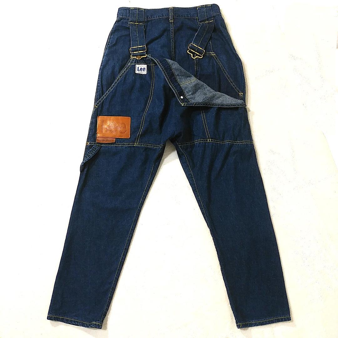 美品 リー Lee メルシーボークー コラボ　サルエルデニム サロペット W70