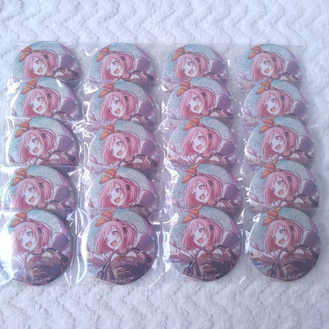シャニマス 大崎甜花 アイマスエキスポ EXPO 公式グリッター缶バッジ