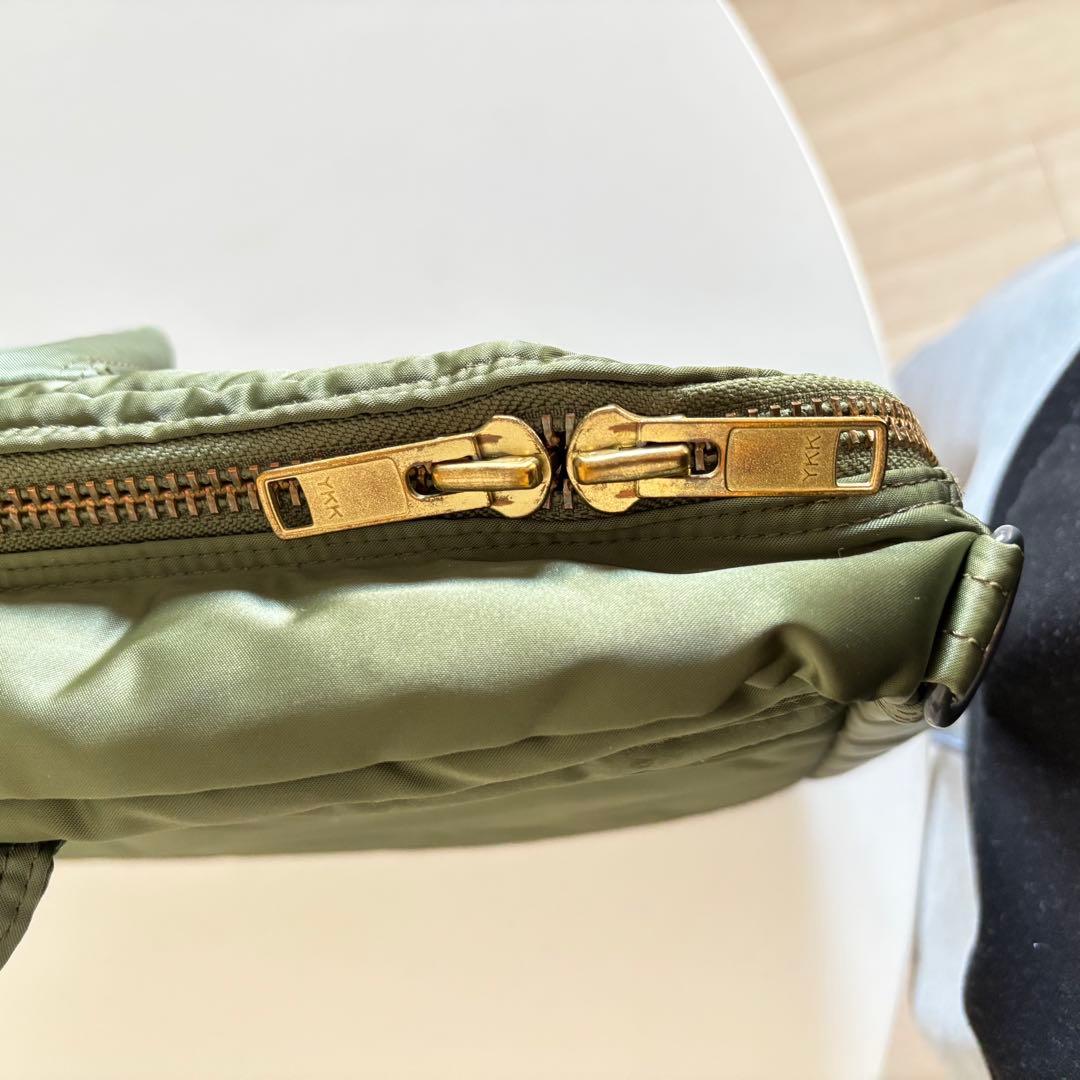 ポーター タンカー 2way ビジネスバッグ セージグリーン