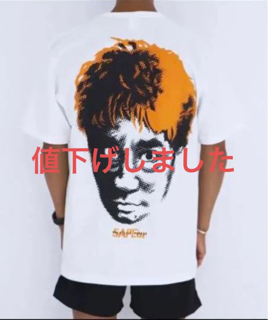 SAPEur サプール × 浜田雅功 Tシャツ Lサイズ オレンジ