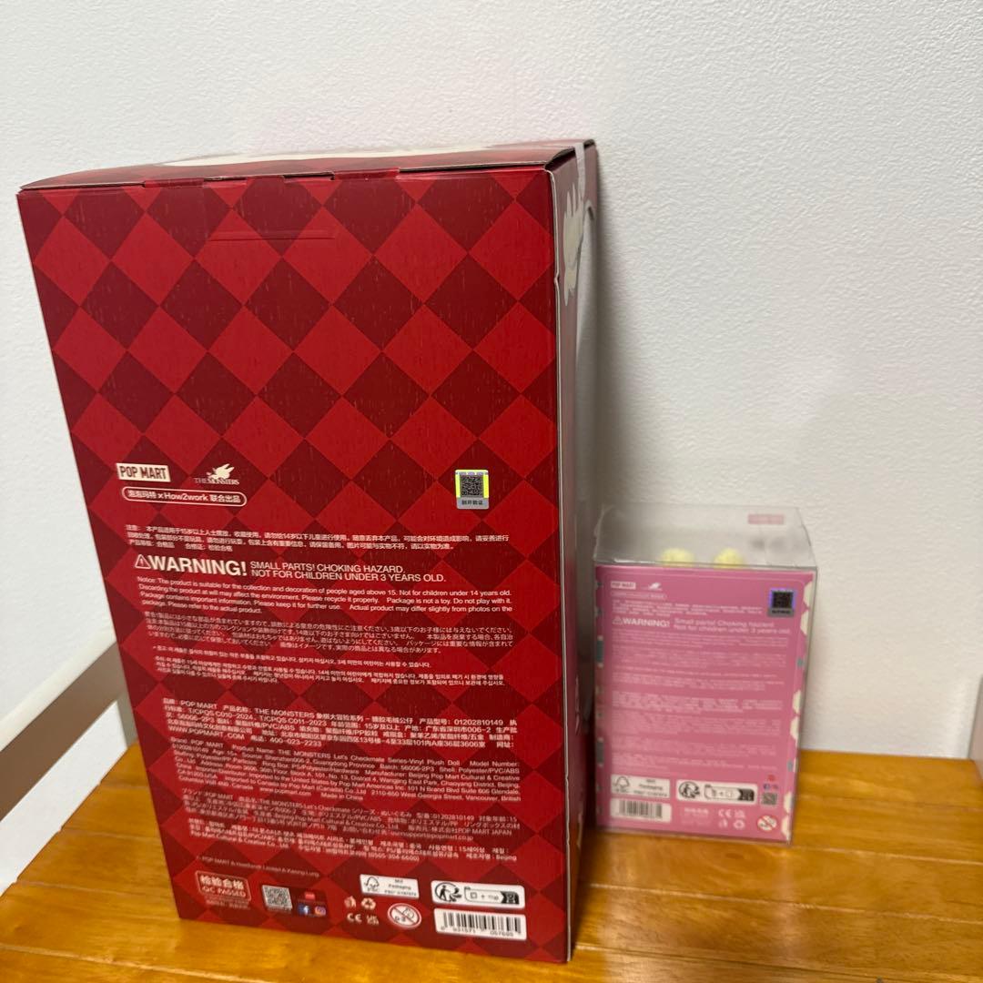 ぬいぐるみ POP MART THE MONSTER Let's Checkmate