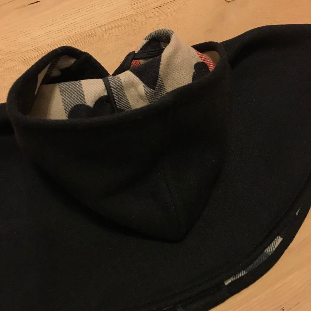 BURBERRY♡チェック ハート ポンチョ ケープ♡サイズS
