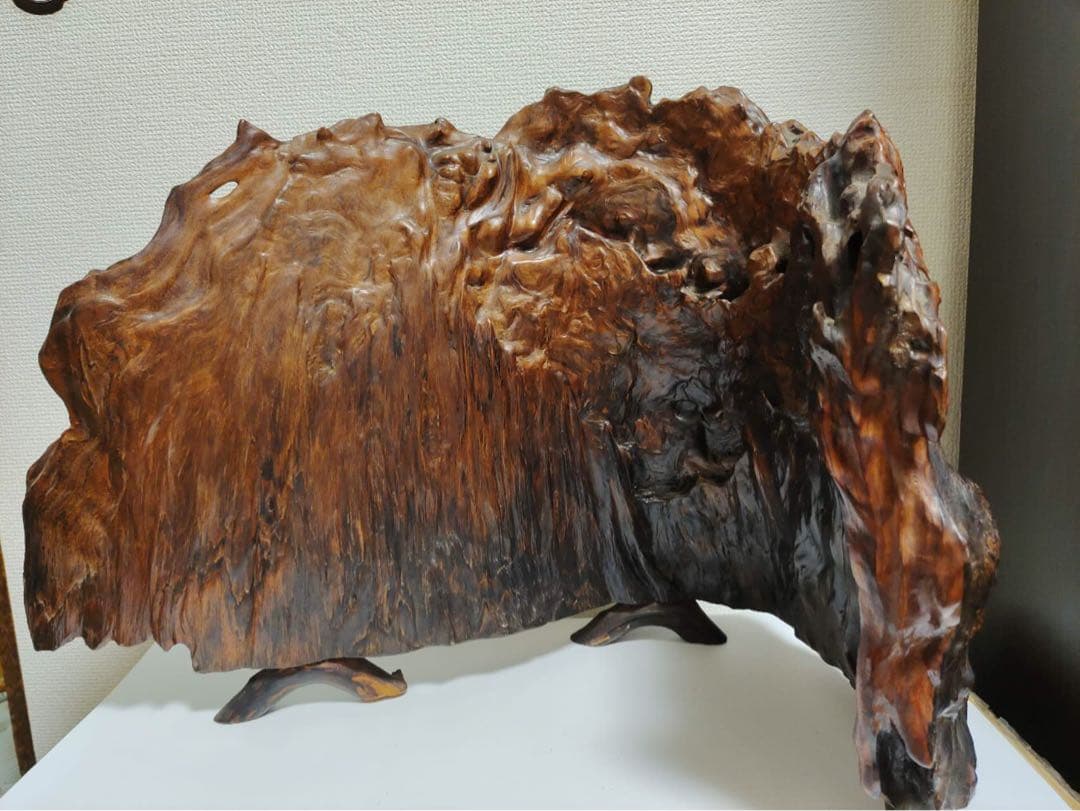 結界衝立風炉先結界炉屏間仕切り大型瘤茶道具希少最高傑作時代物