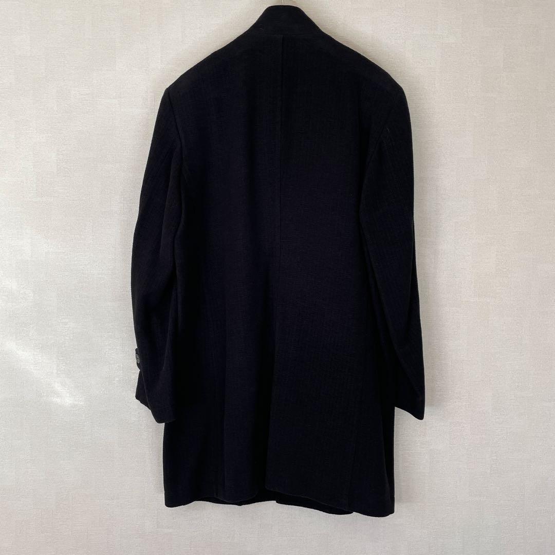 【美品】MEN’S TENORAS スタンドカラーコート L ブラック