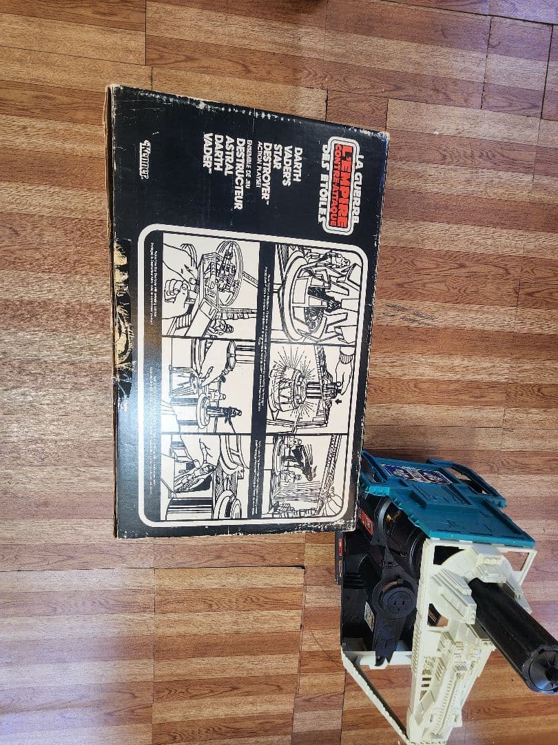 オールドケナー　ケナー　ダースベイダースターデストロイヤープレイセット　箱付き