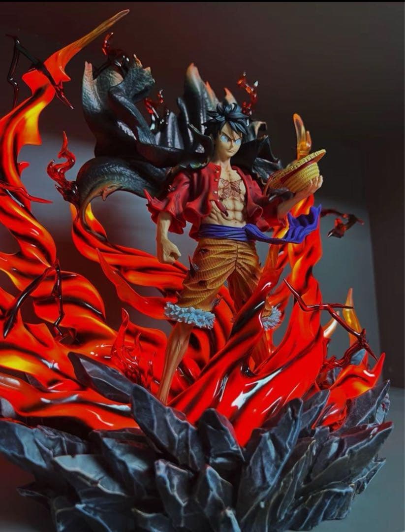 ワンピース ルフィ【覇王色覇気】 ガレージキット フィギュア POP1/8