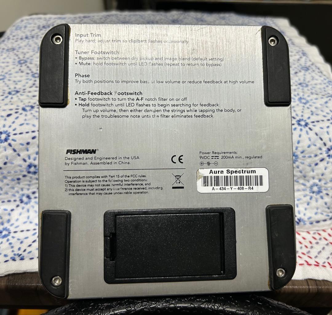 FISHMAN フィッシュマン Aura Spectrum DI Preamp