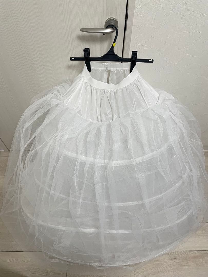 ウェディングドレス　取り外し可能ロールカラー付き　フルオーダー　着用1日限り