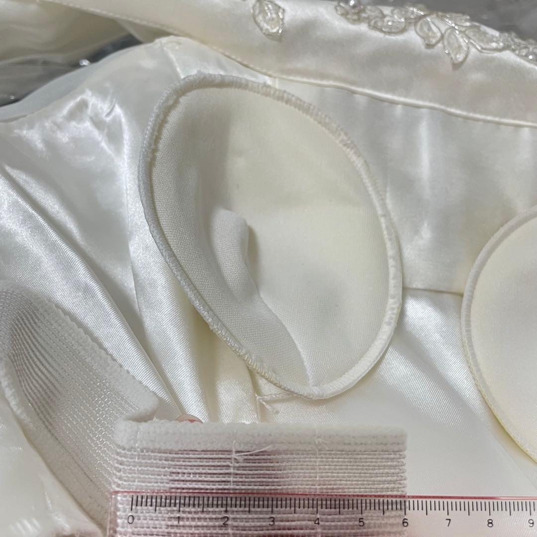 ウェディングドレス　取り外し可能ロールカラー付き　フルオーダー　着用1日限り