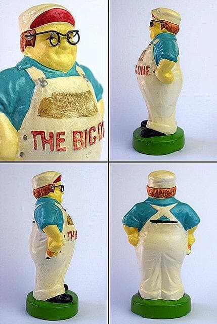 1970’s THE BIG ONE ビンテージ 貯金箱 陶器製 JAPAN製