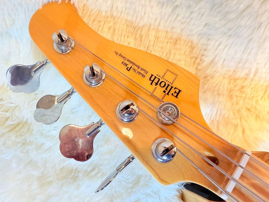 Elioth エリオス エレキベース P303 PJ アクティブ ピンク