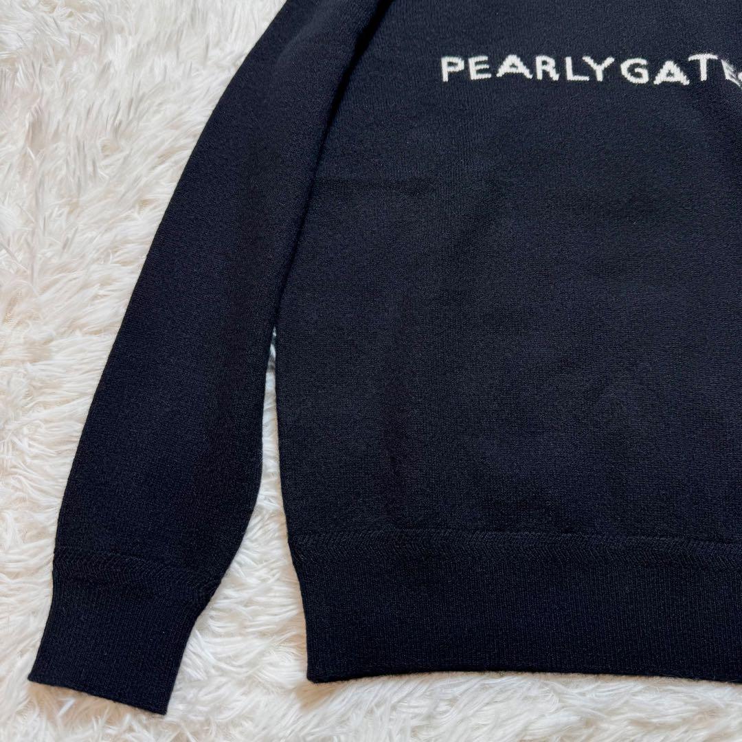 のんたろう様未使用級 パーリーゲイツ カシミヤ100% ニット セーター ロゴ刺