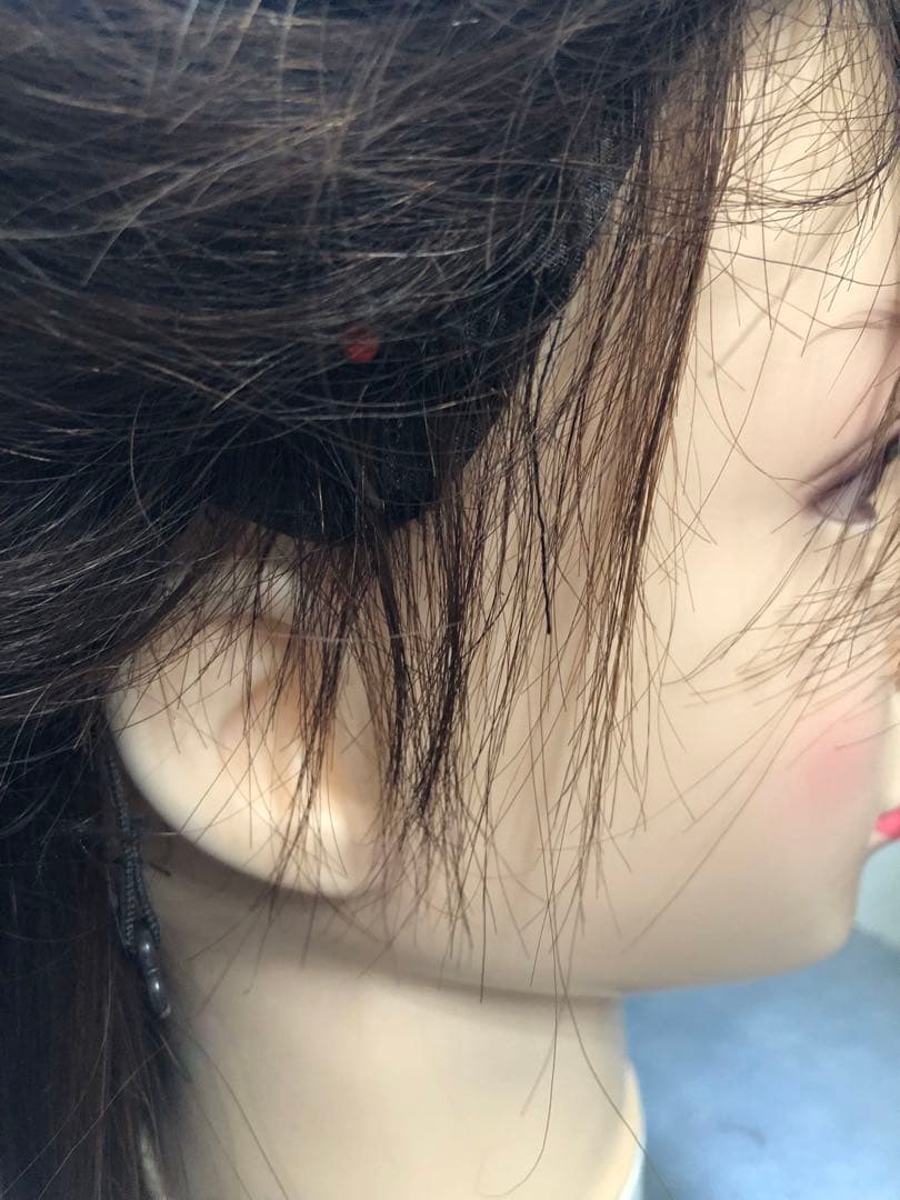 人毛100% ショートボブ ブラウン 未使用