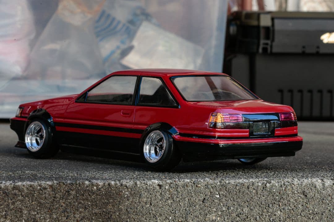パンドラRC トヨタ AE86 2ドア レビン 塗装済み