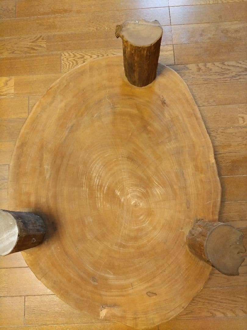 高級一枚板 ローテーブル ちゃぶ台