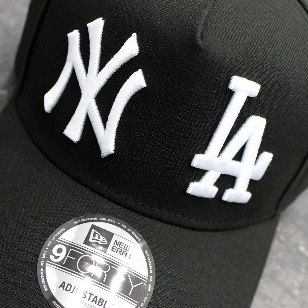 NEW ERA NYヤンキース LAドジャース ダブルロゴキャップ 海外モデル
